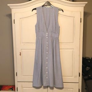 Kimichi blue deep v dress